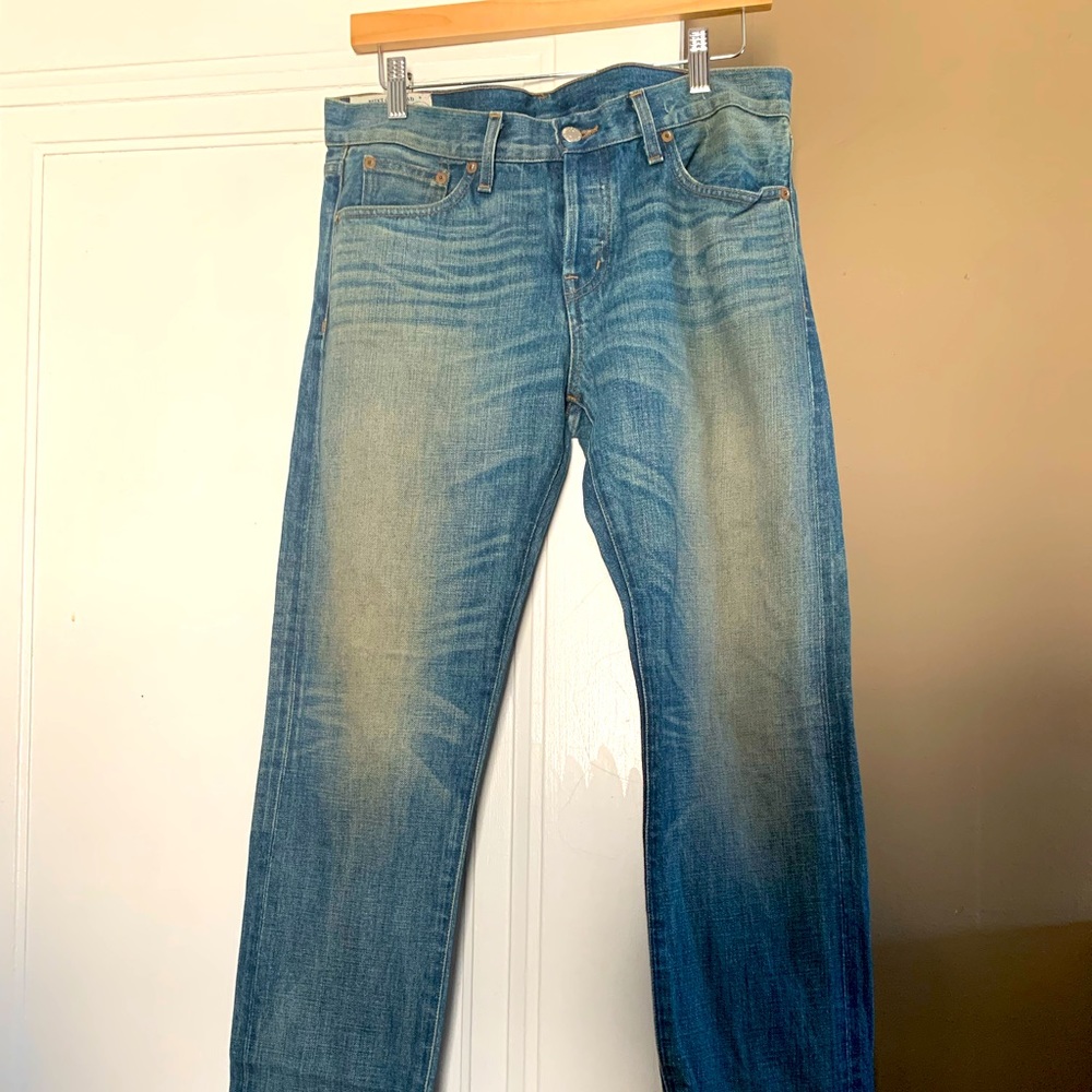 Madewell Rigid Denim Mid-Rise Straight Leg Jean sz26 NWOT